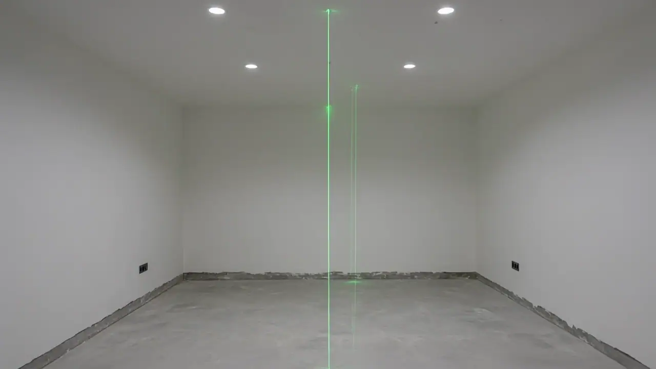 Filmische Visualisierung: Ein Rohbau wird schrittweise zu einem fertigen Innenraum.